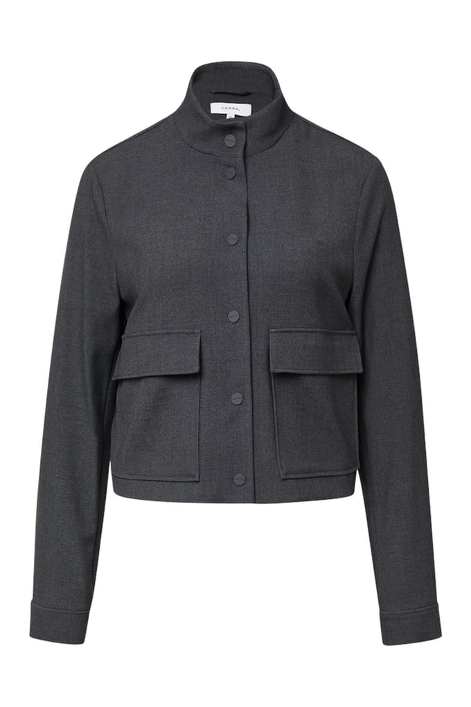 Comma  Jackets Indoor Grey/black Maat: 46 | Korte Jassen Outlet | Dames | Grijs