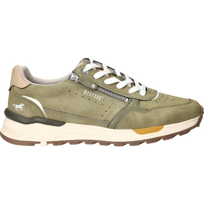 Mustang Sneakers groen Synthetisch - Maat 44