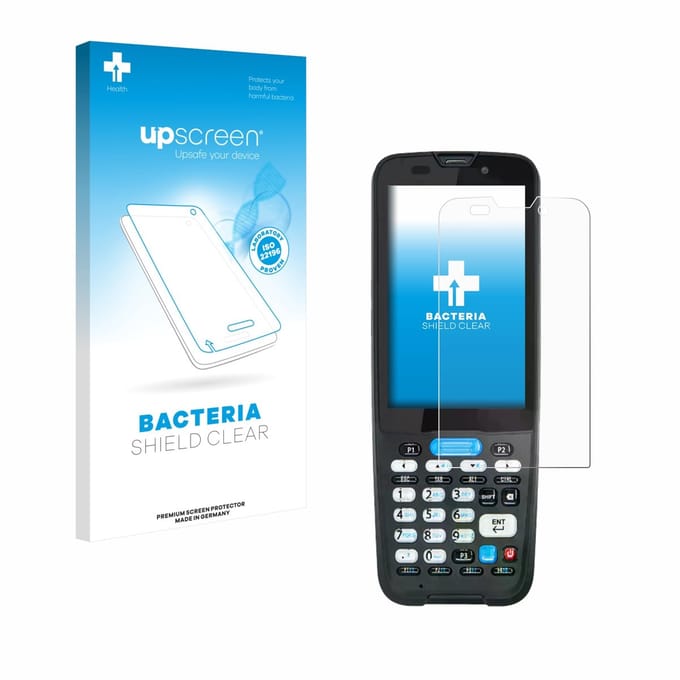 upscreen - Screenprotector voor Unitech HT330 - Folie Beschermfolie transparant antibacterieel