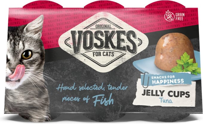 12x Voskes Tender Pieces Tonijn 6 x 25 gr