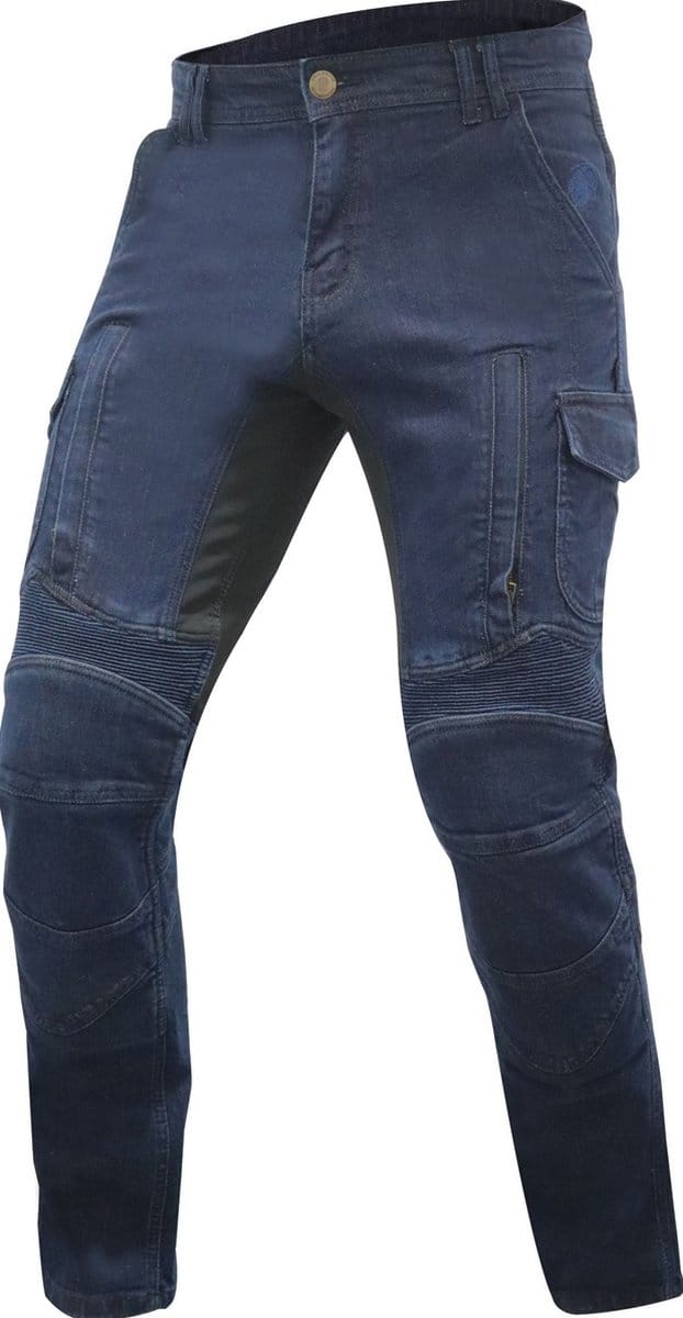 Trilobite 1664 Acid Scrambler Heren Donkerblauw Motorjeans - Maat 34 - Broek
