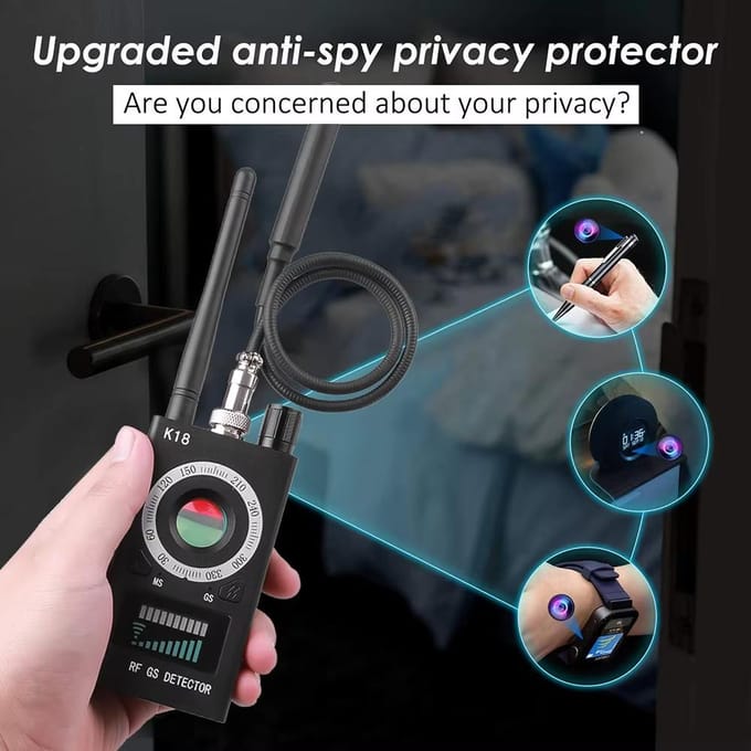 Draadloze Detector 1MHz 6.5GHz Multifunctionele Anti-spy Camera GSM Audio GPS Signaal Lens RF Tracker Detect US Plug