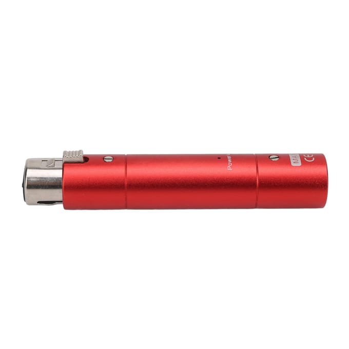 Inline Microfoonvoorversterker Verliesvrije Versterking Dynamische Actieve Inline Microfoonbooster Voorversterker met zwart