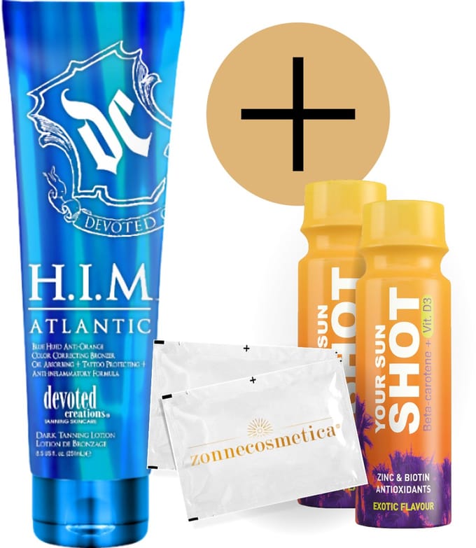 Devoted Creations - H.I.M. Atlantic + 2 Your Sun Shots + 2 Verfrissingsdoekjes