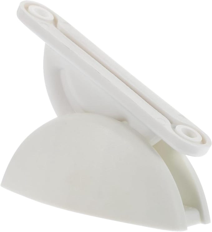 Deurstop Borgklem - Deurhouder - Camper Deur Open - Duurzaam Nylon - 75 x 375 cm - Wit
