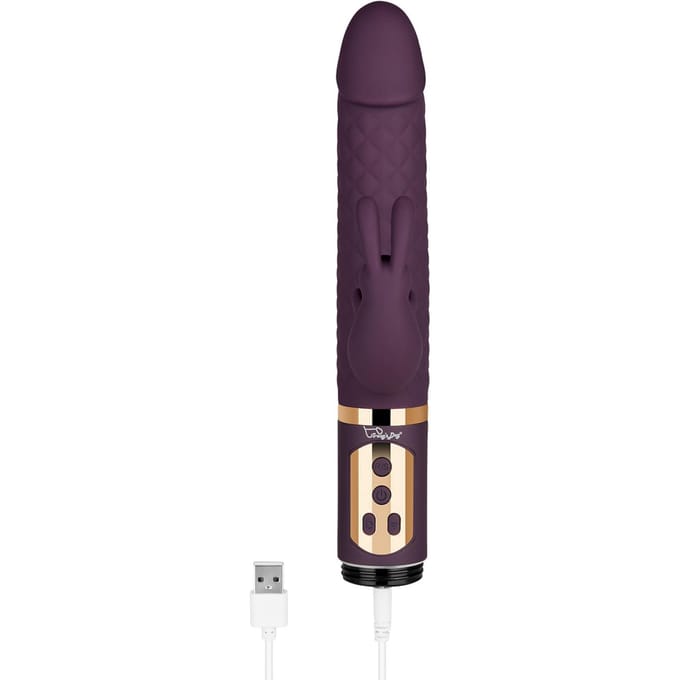 EIS Luxe parelvibrator met diamantpatroon, 23,5 cm