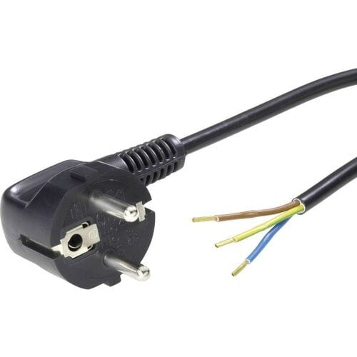 LAPP 70261140 Aansluitkabel Stroom Zwart 2.00 m