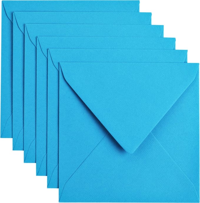 Papicolor - Envelop 140x140mm hemelsblauw