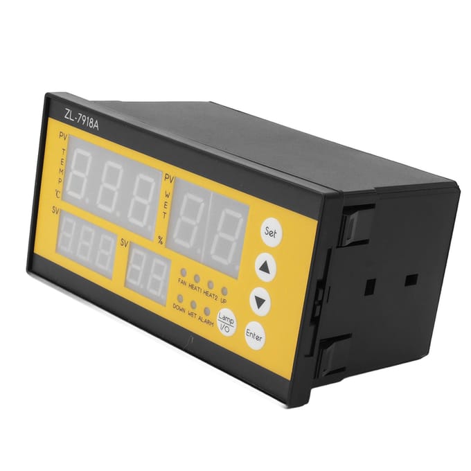 Broedmachine Temperatuur Vochtigheid Sensor LED Licht Speciale Engelse Controller voor Broedmachine 100?240V yellow