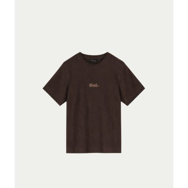 Elvira Collections T-shirt oui dark coffee