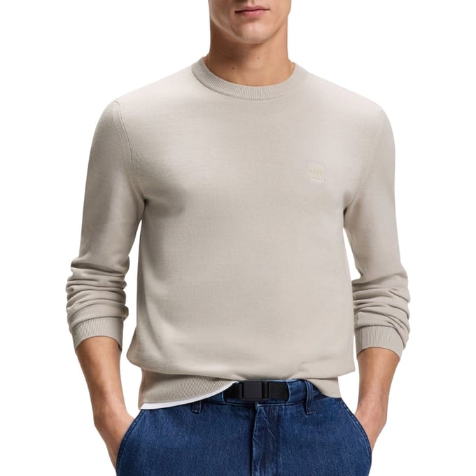 Regular fit pullover van mix van katoen en kasjmier model 'KANOVANO'