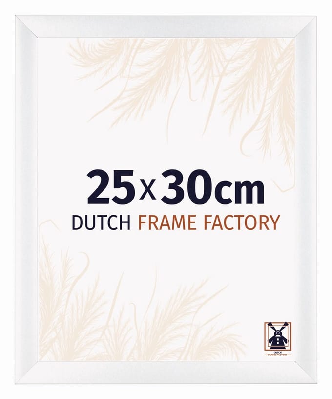 Fotolijst 25x30 cm - MDF - Wit Mat - Praag