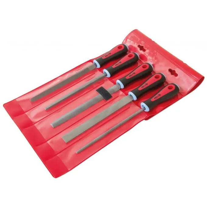 Set van 5 bi-materiaalvijlen MOB