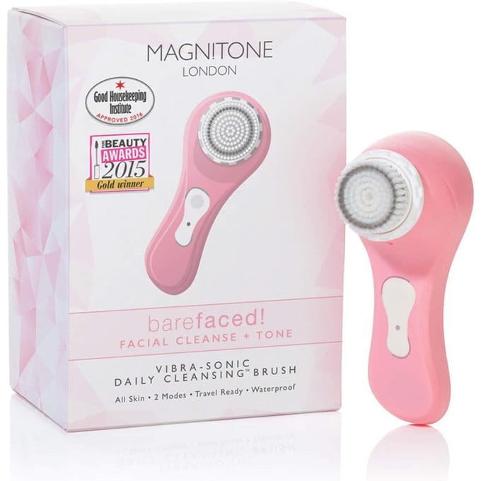 Magnitone Barefaced Vibra-Sonic Daily Cleansing Brush Borstel Rose