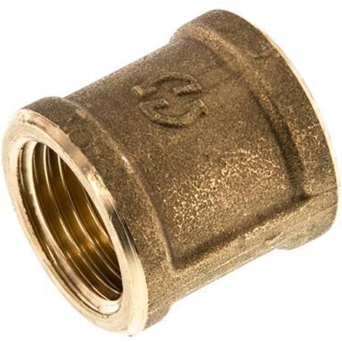G 1/2'' Messing Ronde Sok 16 Bar [2 Stuks]