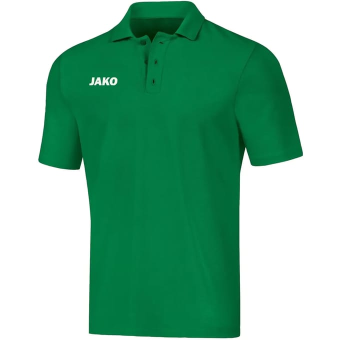 Jako Base Polo Heren - Sportgroen | Maat: S