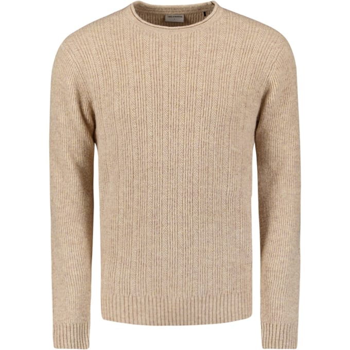 No Excess Pullover Crewneck Melange Cables Kit Größe: S | Pullover Outlet | Herren