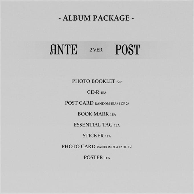 Kim Jong Hyeon - MERIDIEM 1e Mini Album RANDOM_NO POSTER gray