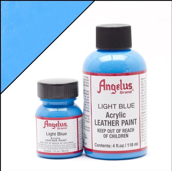 Angelus leerverf Licht Blauw 118ml/4oz