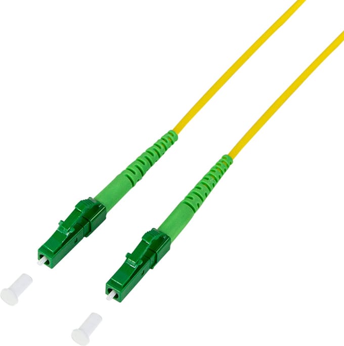LOGILINK FPSLC05 Simplex LWL-patchkabel, glasvezel kabel SM OS2, C/APC - LC/APC, 5 m