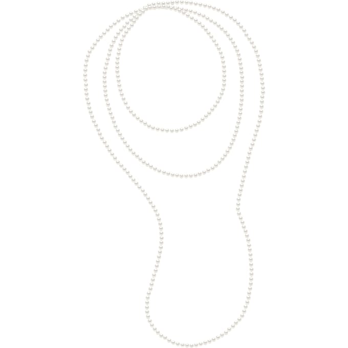 OPERA zoetwater parel White 4-5 mm lengte 160 cm