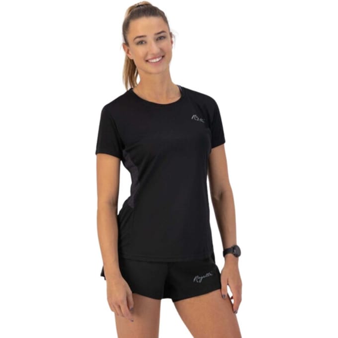 Rogelli Core Dames Hardloopshirt - Korte mouw - Zwart