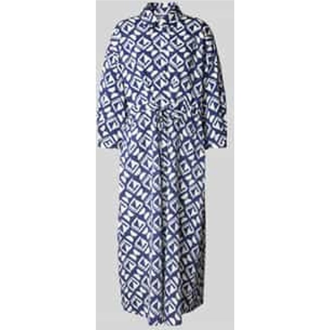 Midi-jurk met 3/4-mouwen