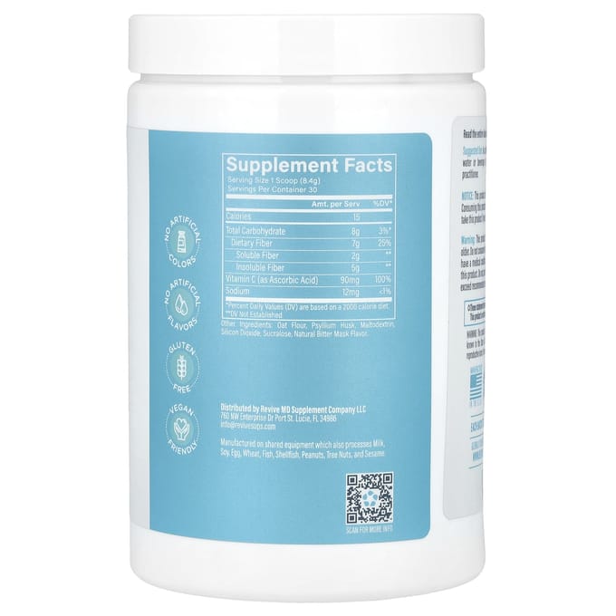 Revive, voedingsvezels, ongeparfumeerd, 252 g (8,89 oz)
