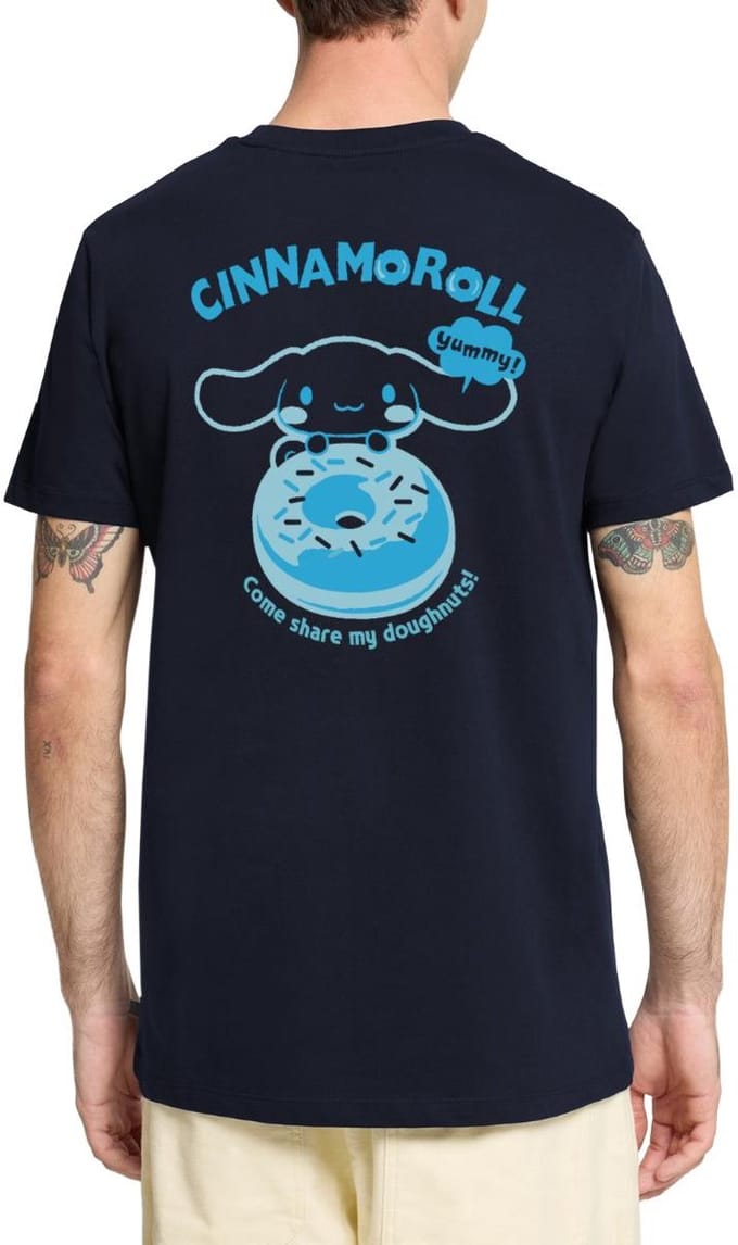 Cinnamoroll Come Share My Doughnuts! Premium T Shirt Heren