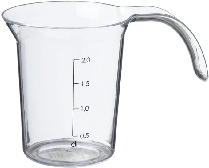 Meetbeker 'Palermo', 0,5 liter, transparant