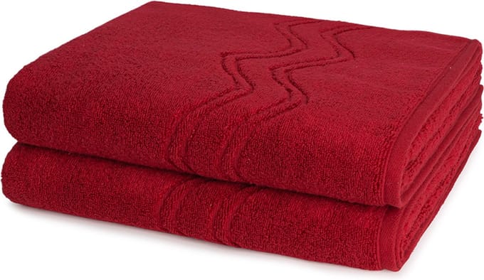 Ross Dames en Heren 2 X douchedoek - Als set Cashmere feeling