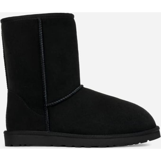 UGG® Classic Short for Men in Black, Size 8, Twinface/Polyester/Wool