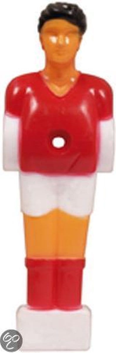 Reservespeler tafelvoetbal Rood/Wit 13mm 5 stuks