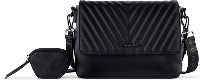 bugatti Schoudertas Sira Crossbody Bag Black Zwart