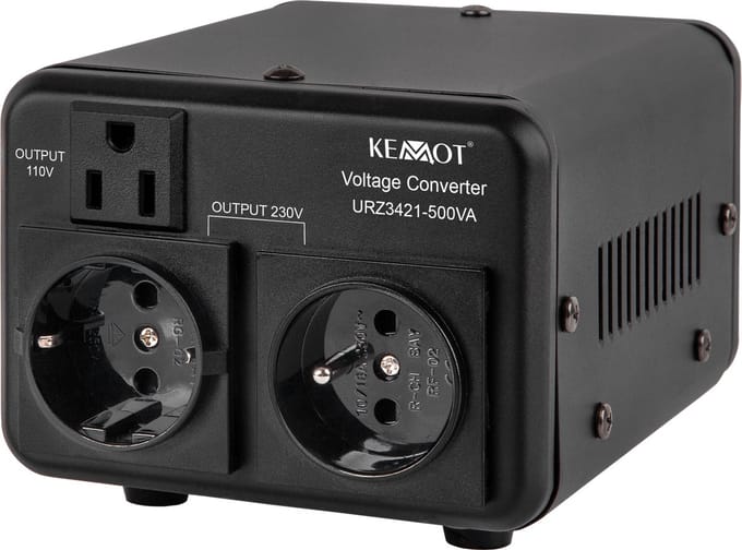 KEMOT Serie - Tweezijdige Spanningsomzetter - 400 W - 500 VA - 115V/230V