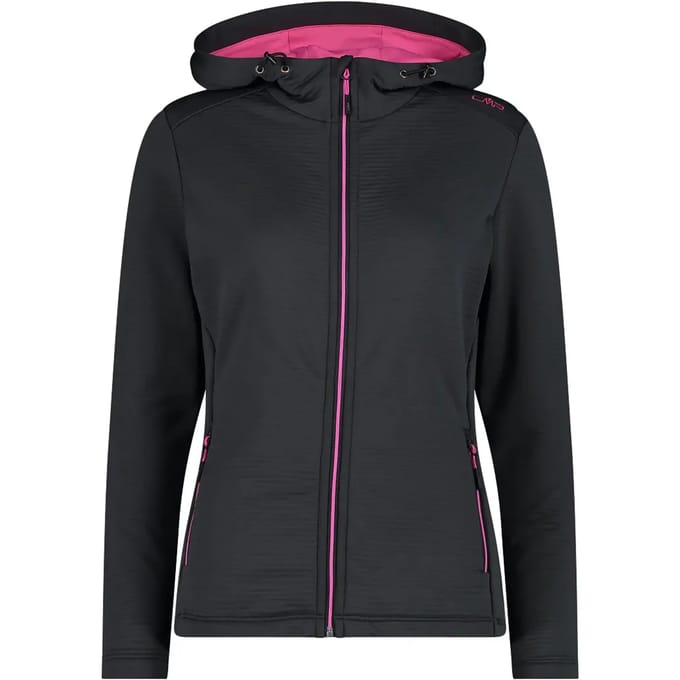 Dames fleece met capuchon CMP