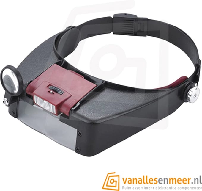 HOOFDBAND MET VERGROOTGLAS EN LED VERLICHTING