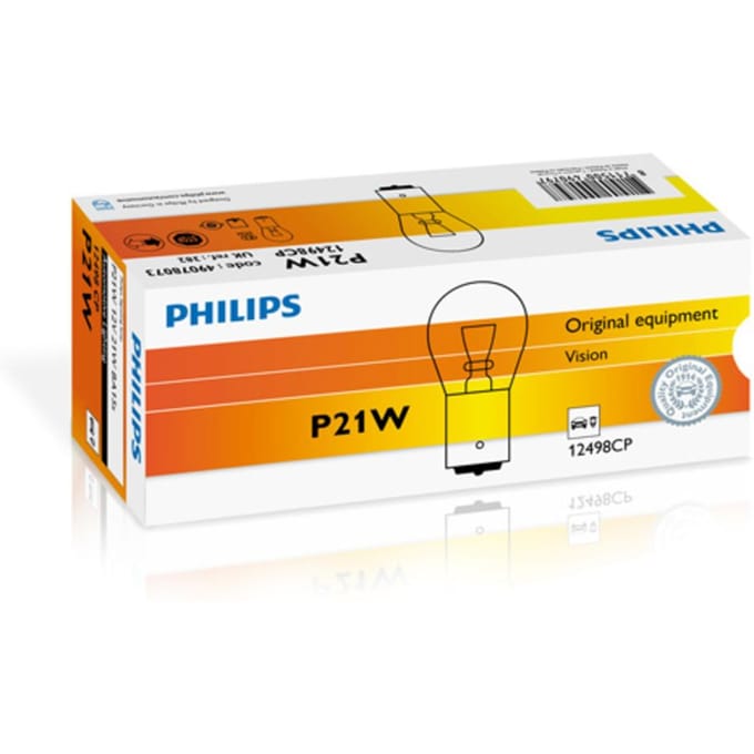 P27/7w lamp PHILIPS P21W Vision 12V, 21W