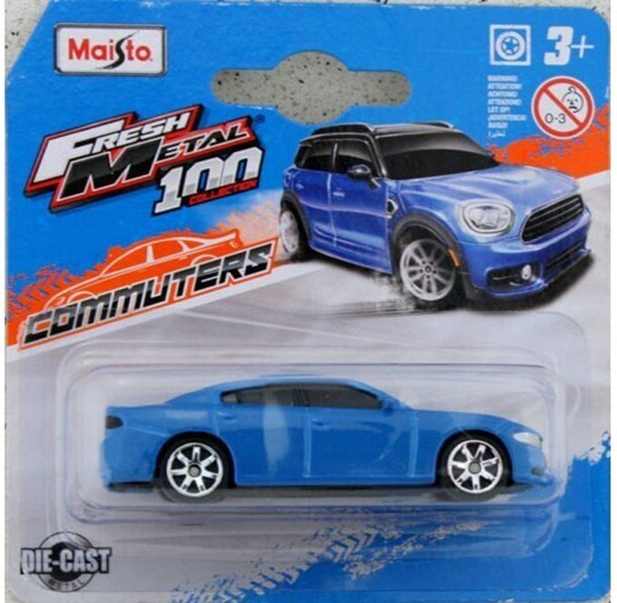 DODGE CHARGER 2015 BLAUW MAISTO 3-INCH
