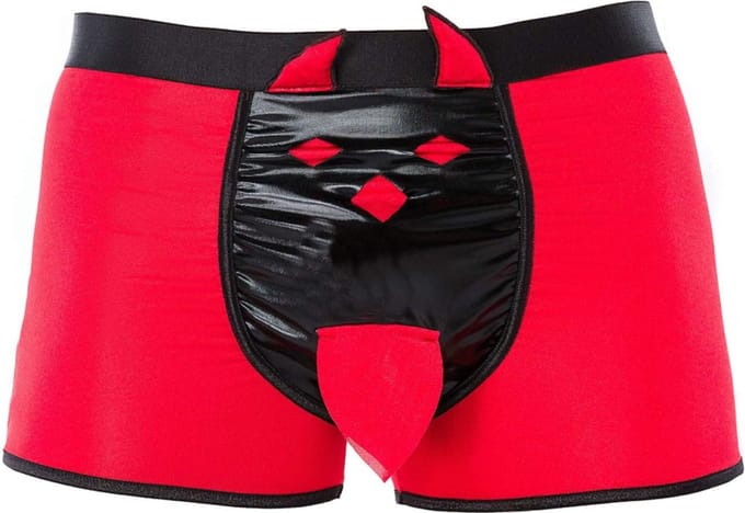 Andalea DEVIL heren boxer - rood/zwart S/M