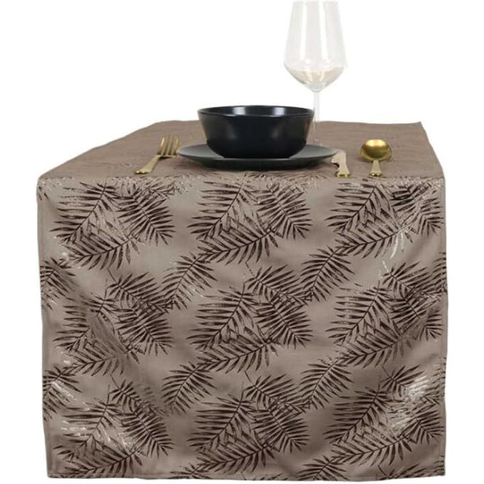 Unique Living | Tafelloper Sid 45x150cm taupe