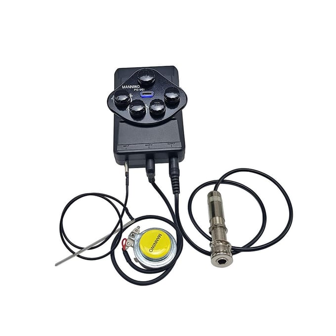 MANNIWO PG-951 Gitaar Resonante Pickup DSP Resonantie Geluid Pickup voor Gitaar BT Gitaar Pickup DIY zwart