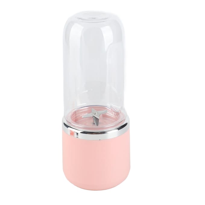 400ML Draagbare USB Oplaadbare Multifunctionele Juicer Beker Elektrische Sapblender Sapmixer L white
