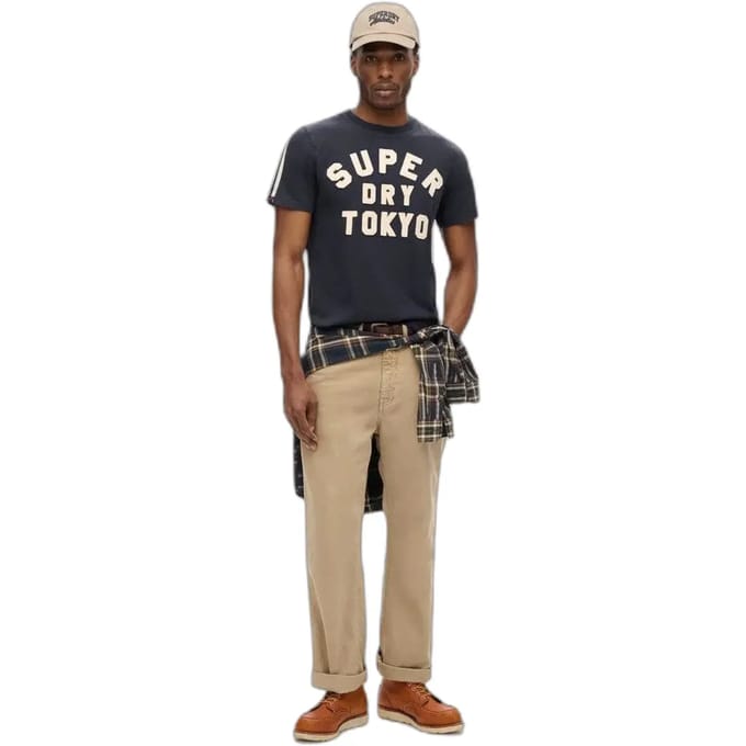 Superdry VINTAGE ATHLETIC TSHIRT Heren T-shirt