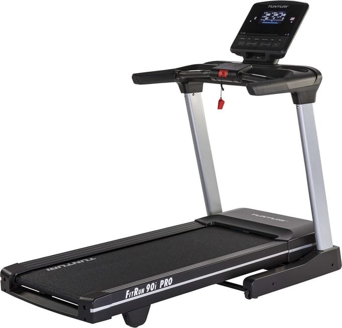 Tunturi Fitrun 90I Loopband Opklapbaar - Hardloopband met 16 trainingprogramma's - 20 Hellingshoeken - LCD Monitor - 0,8 - 20,0 km/u
