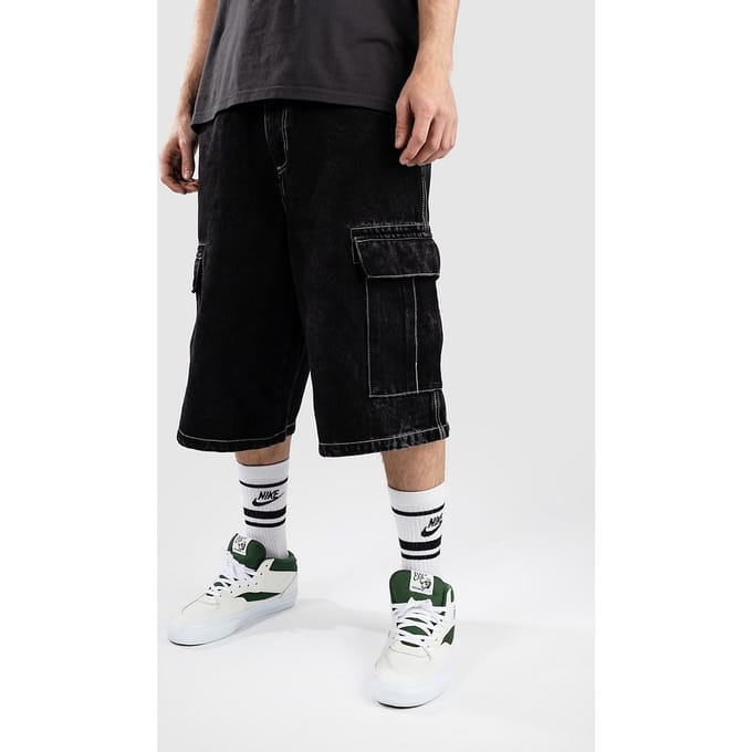 Empyre Ultra Loose Fit Sk8 Cargo Korte Broek zwart
