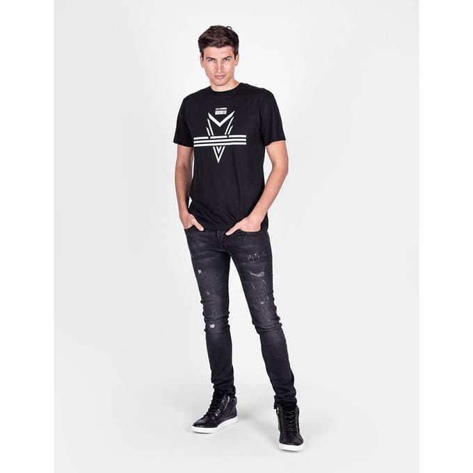 Les Hommes T-shirt Darts Mannen zwart