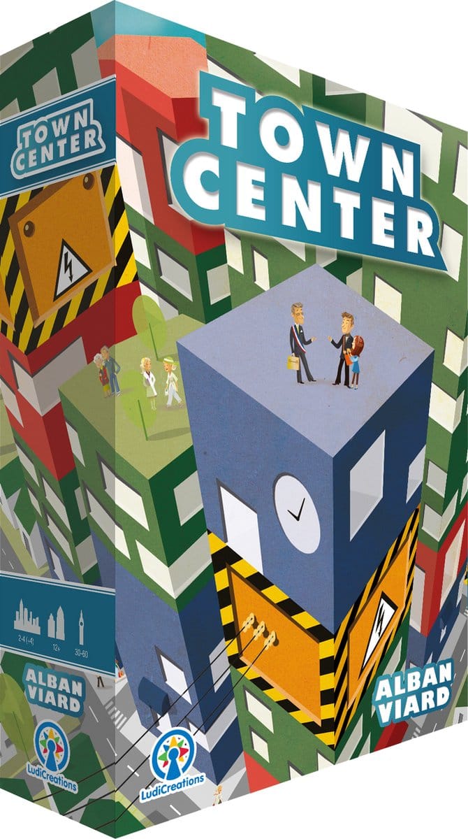 Town Center (4th Edition) - Bordspel - Engelstalig - LudiCreations