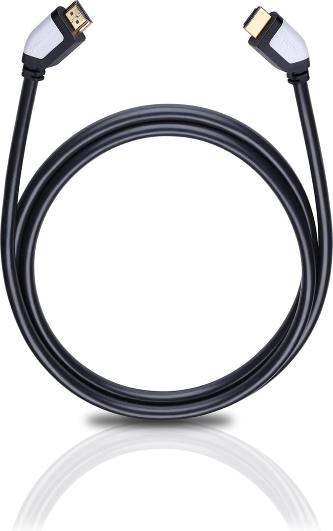 Oehlbach Shape Magic High Speed haakse HDMI®-kabel met ethernet lengte 1,7 meter