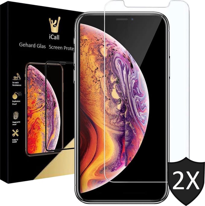 Screenprotector geschikt voor iPhone 11 Pro Max / XS Max - GlassGuard Glas Screen Protector